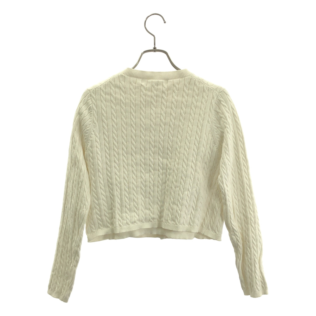 Herlipto | 基本款絞花針織套裝 絞花針織開襟衫 | S 碼 | 女款