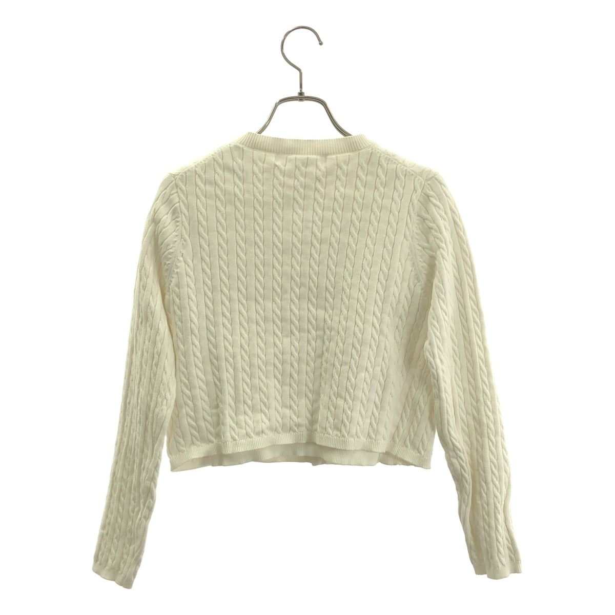 Herlipto | 基本款絞花針織套裝 絞花針織開襟衫 | S 碼 | 女款