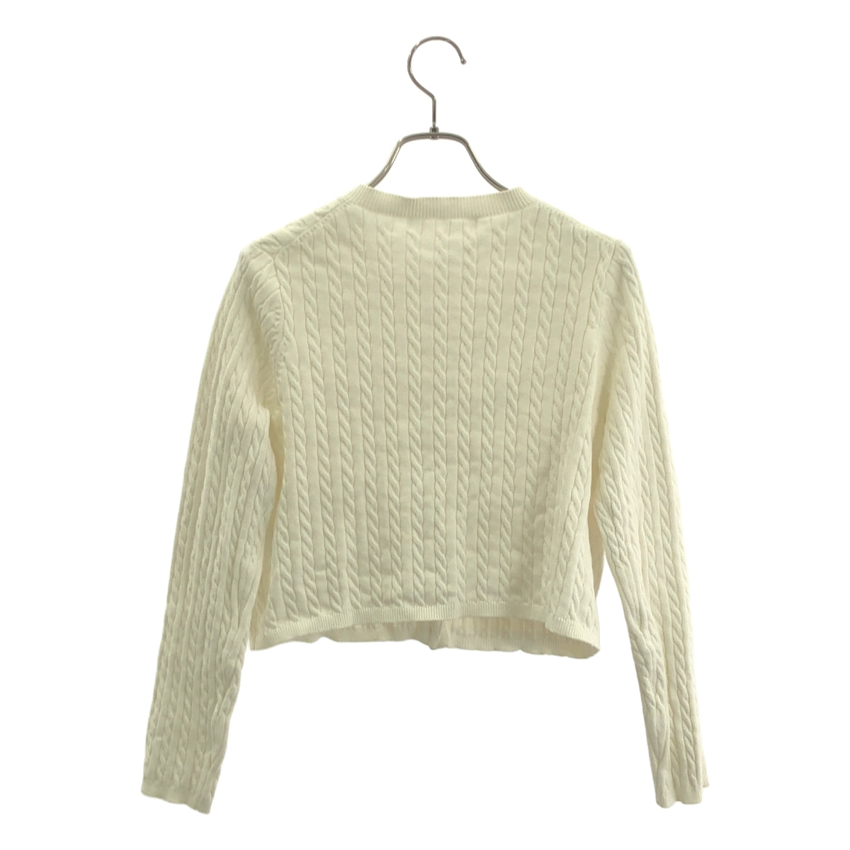 Herlipto | 基本款絞花針織套裝 絞花針織開襟衫 | S 碼 | 女款