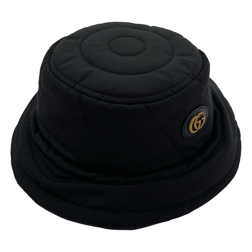 GUCCI / 구찌 | GG 패치 퀼팅 버킷 모자 | M |