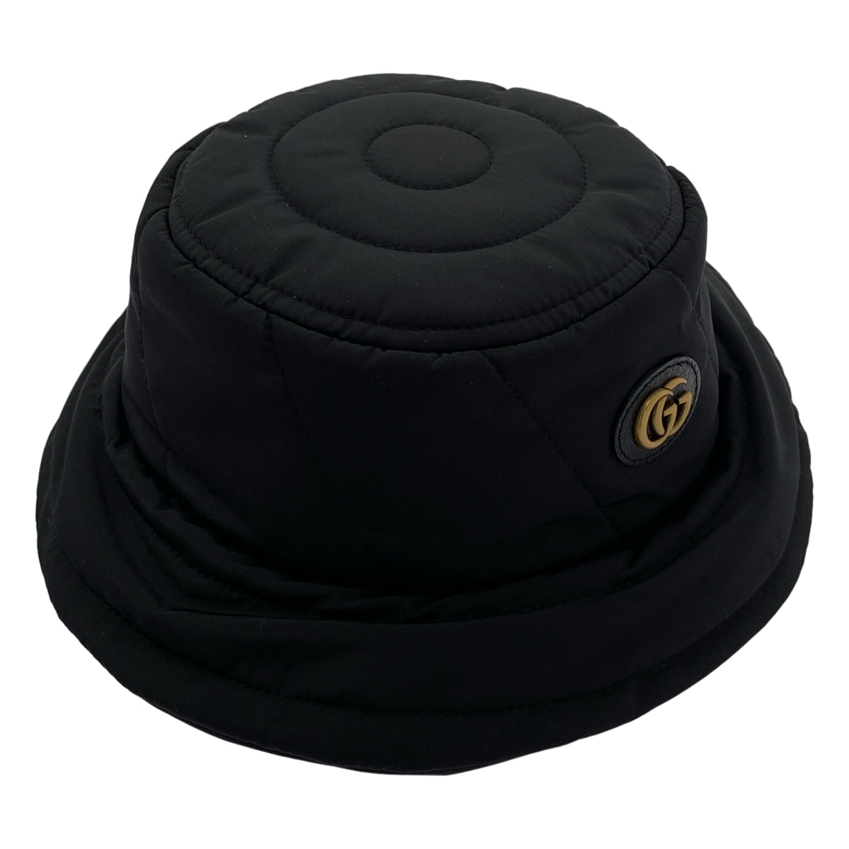 GUCCI / 구찌 | GG 패치 퀼팅 버킷 모자 | M |