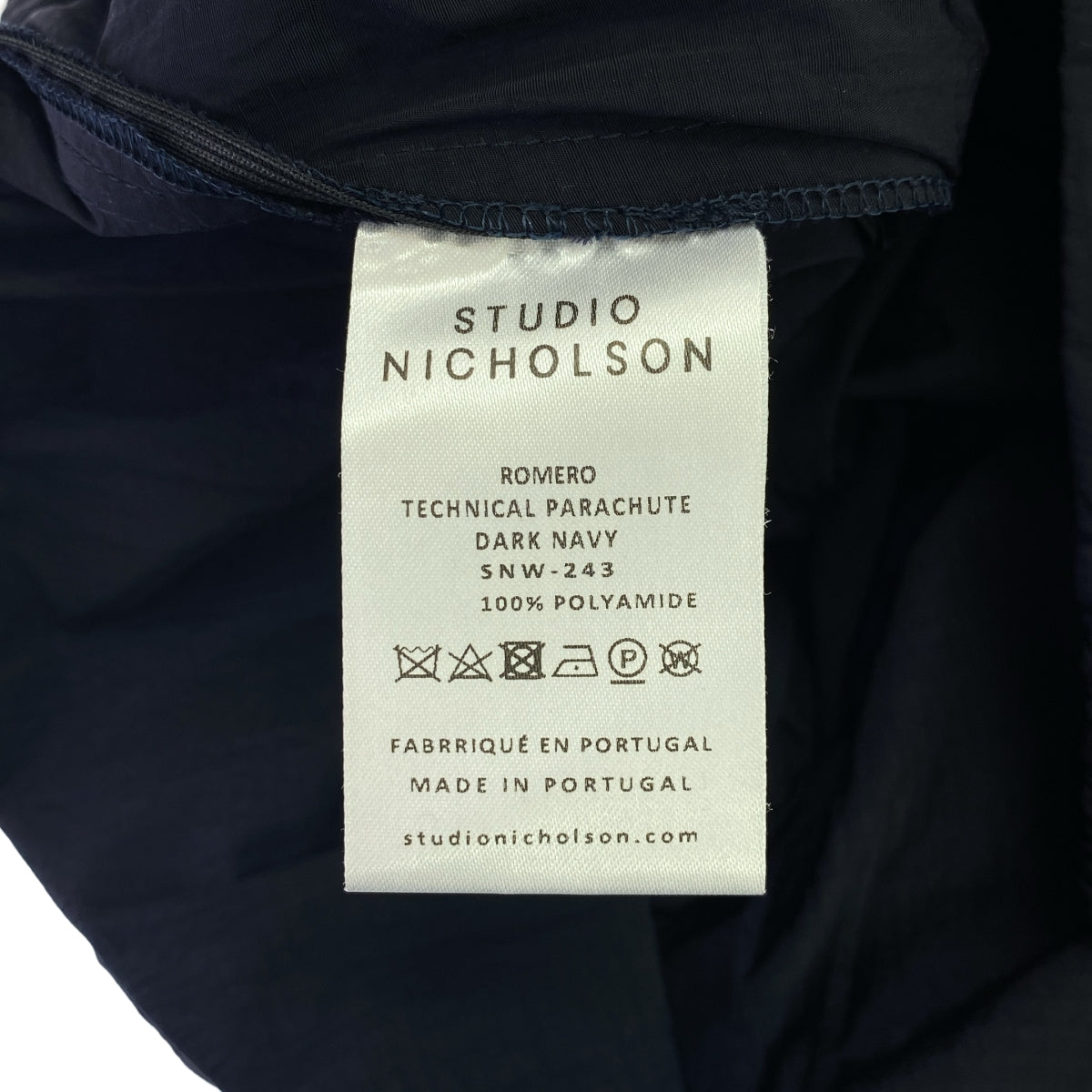 Studio Nicholson / スタジオニコルソン | Romero トラウザーズ パンツ | 1 | ダークネイビー | レディース