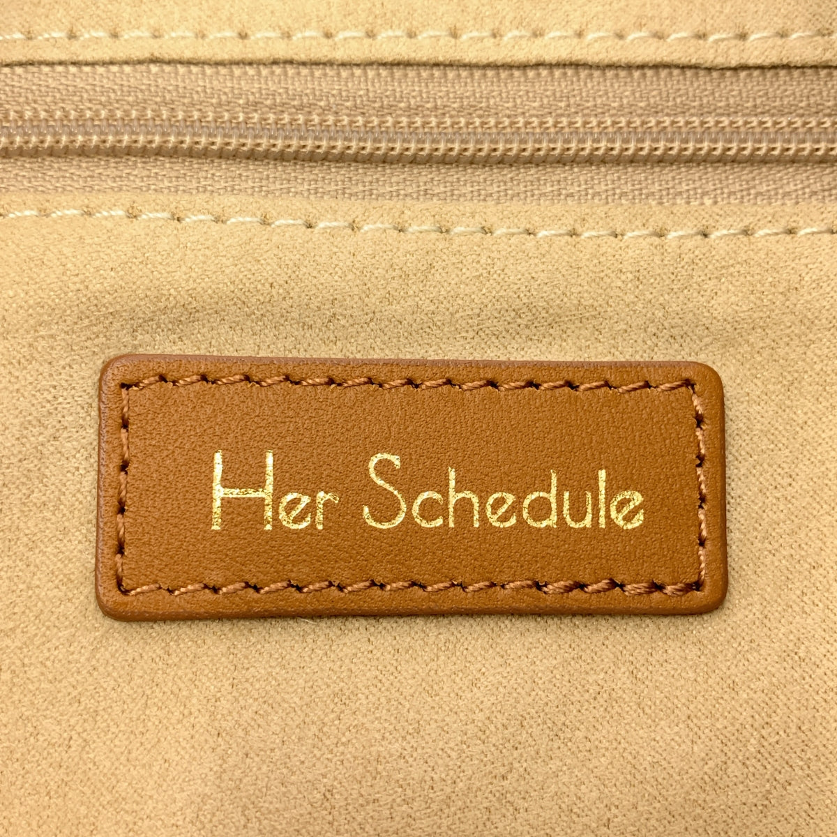 Her Schedule / ハースケジュール | 2way ショルダー付き ロゴ 0秒リュック バッグ |