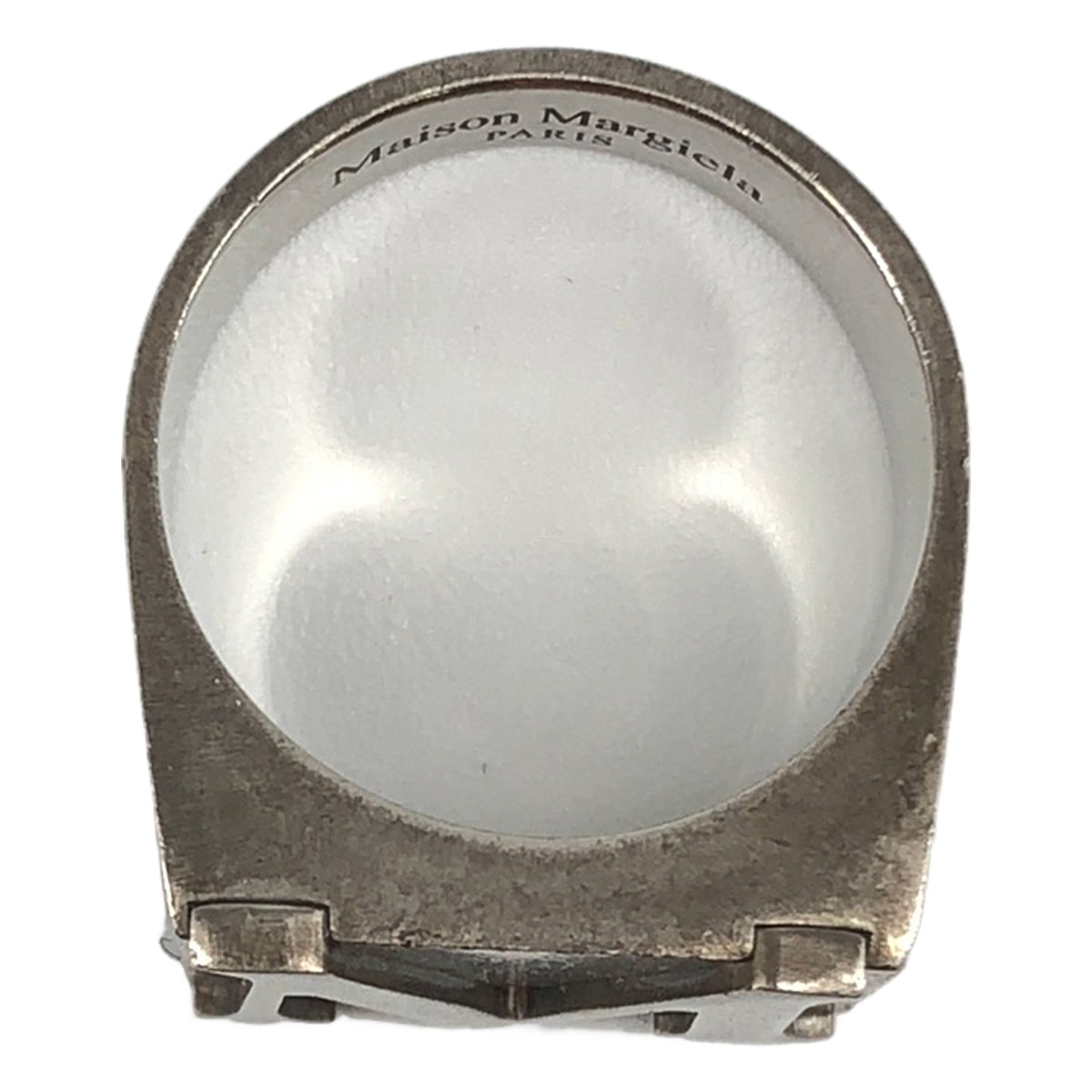 Maison Margiela / メゾンマルジェラ | 2020AW | シルバー925 アンティーク加工 ロゴ シグネットリング ユニセックス |