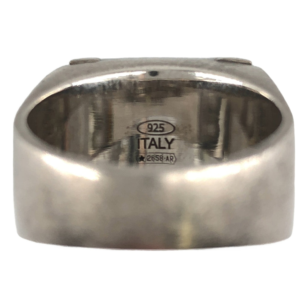 Maison Margiela / メゾンマルジェラ | 2020AW | シルバー925 アンティーク加工 ロゴ シグネットリング ユニセックス |