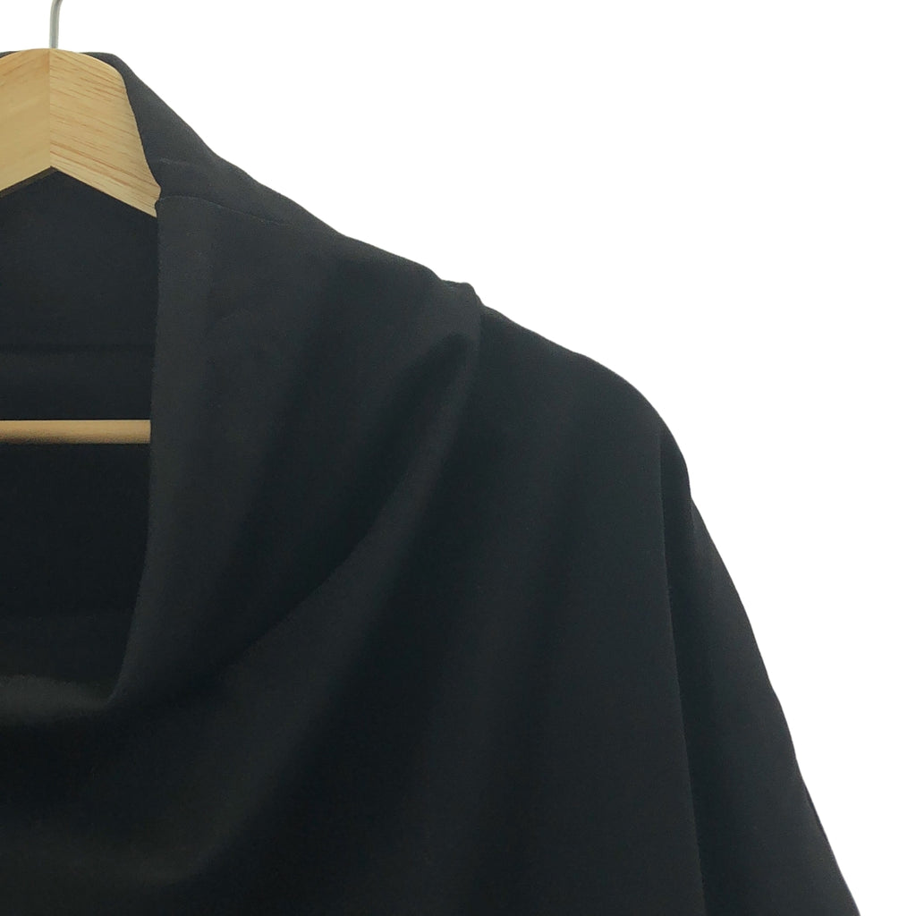 【美品】  IIROT / イロット | Double jersey drape pullover ドレープ プルオーバー トップス | F | ブラック | レディース
