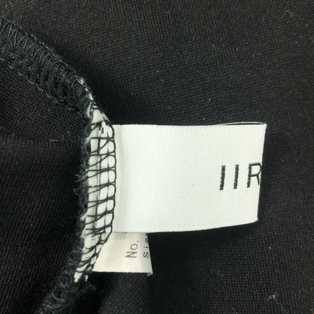 【美品】  IIROT / イロット | Double jersey drape pullover ドレープ プルオーバー トップス | F | ブラック | レディース