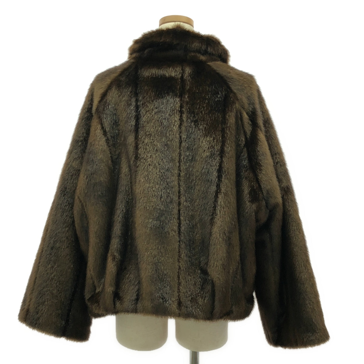 【美品】  LEINWANDE / ラインヴァンド | Vegan Fur Jacket ミンクライクファージャケット | F | ブラウン | レディース