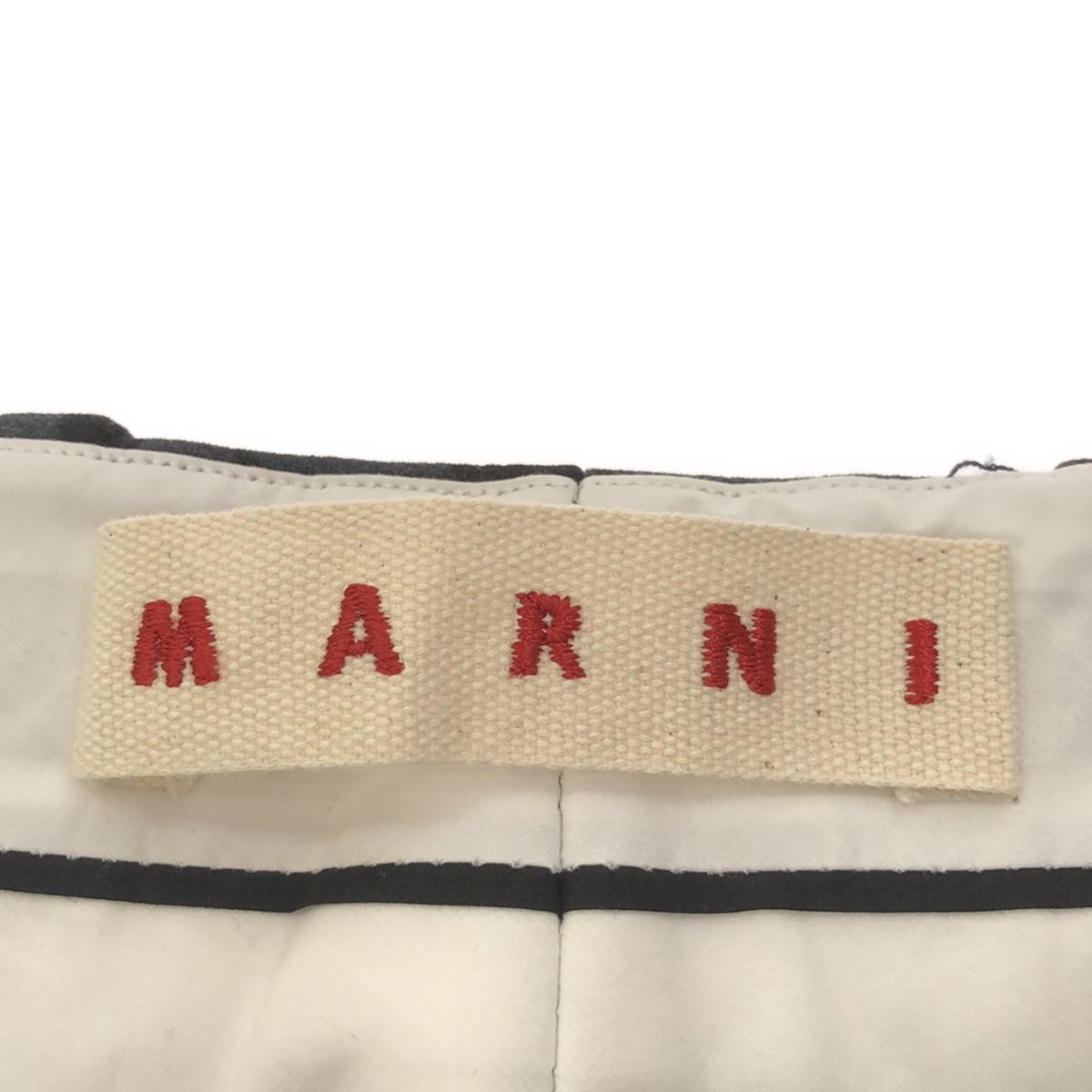 MARNI / マルニ | フローラル プリント スリット テーパードパンツ | 42 | マルチカラー | レディース