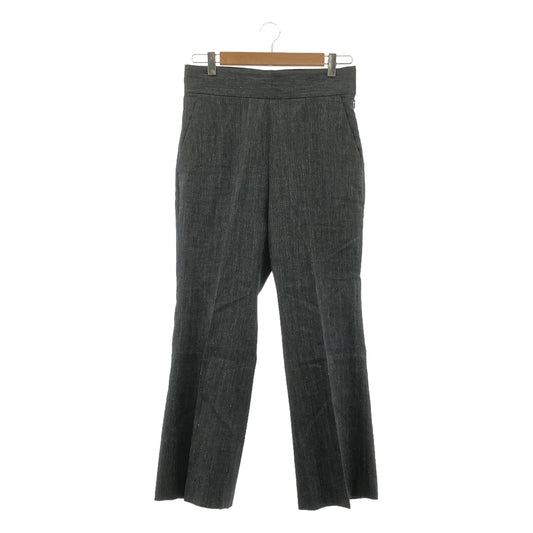 Chaos | Wool linen herringbone twill pants | 38 | Women's