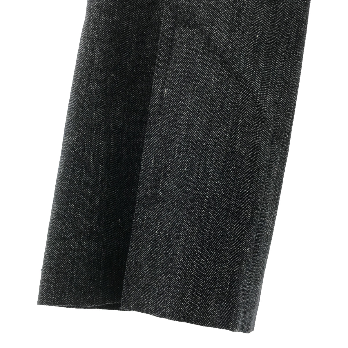 Chaos | Wool linen herringbone twill pants | 38 | Women's