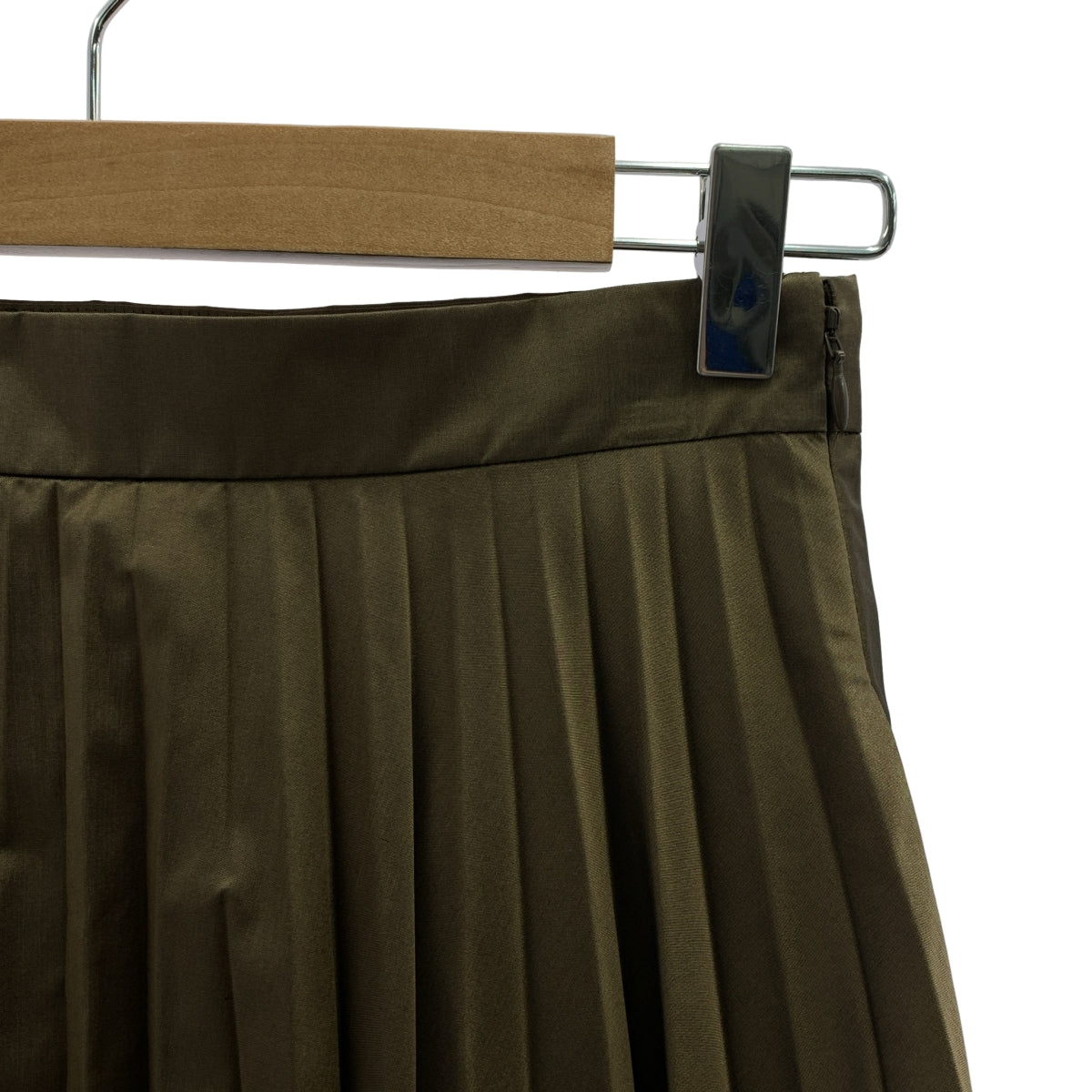 MARGARET HOWELL / マーガレットハウエル | ポリエステル シルク アコーディオン プリーツスカート | 2 | レディース