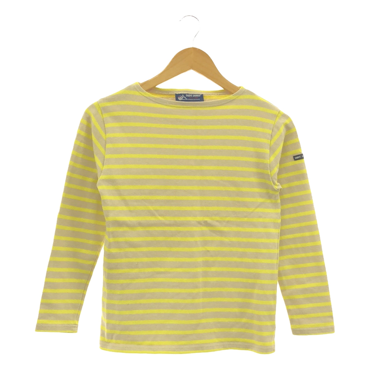 SAINT JAMES | OUESSANT | Boat neck Basque shirt | T0 | Yellow/Beige | Women's