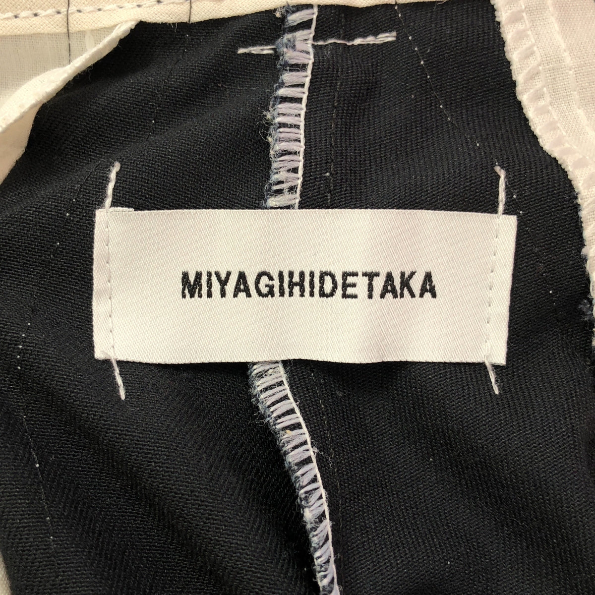 MIYAGIHIDETAKA / ミヤギヒデタカ | × Dickies / ディッキーズ 別注 総柄 ペイズリー バンダナ パッチワーク カットオフ パンツ | 32 | ネイビー/ブルー系 | メンズ