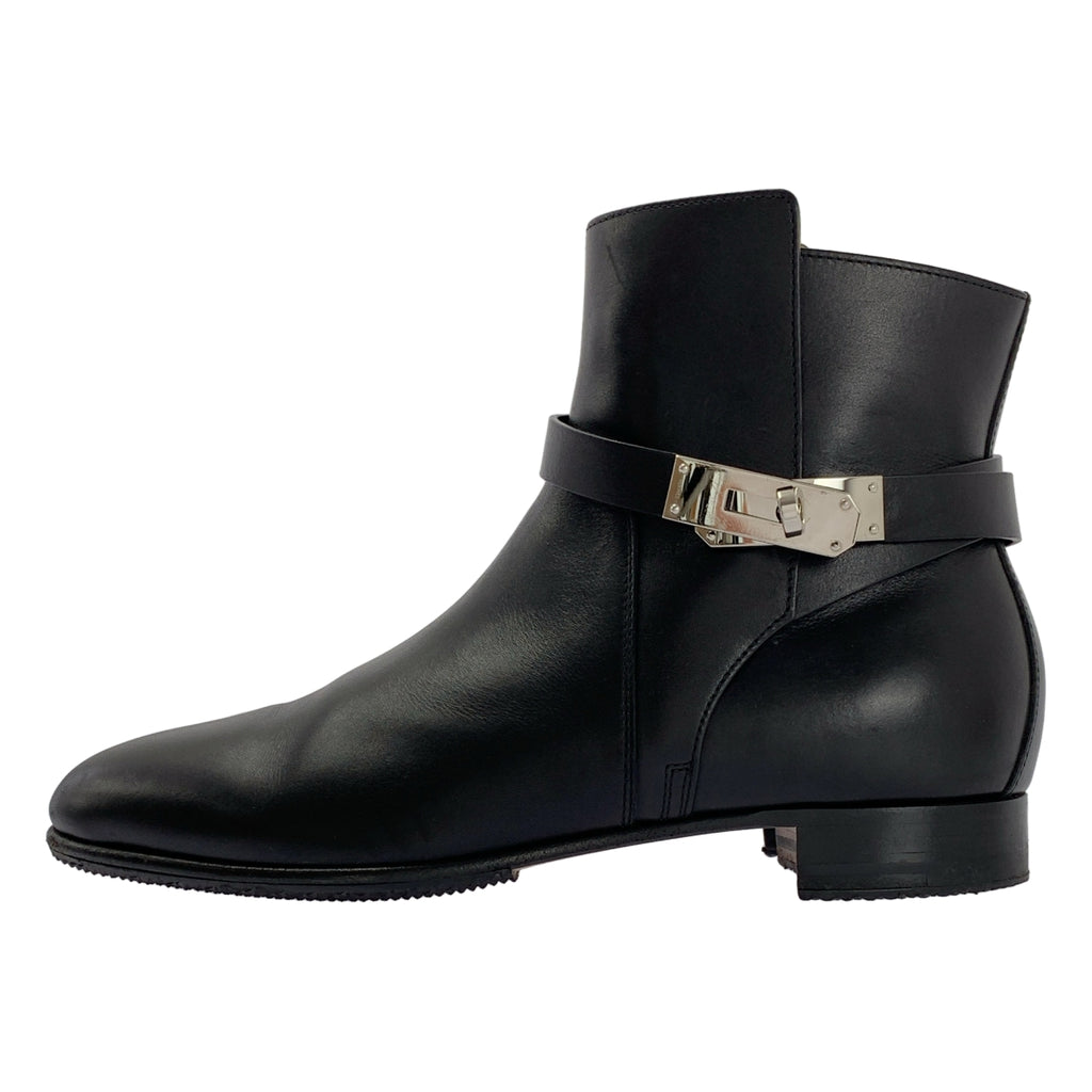 HERMES / 헤르메스 | NEO 네오 / 켈리 가죽 짧은 부츠 | 38 |