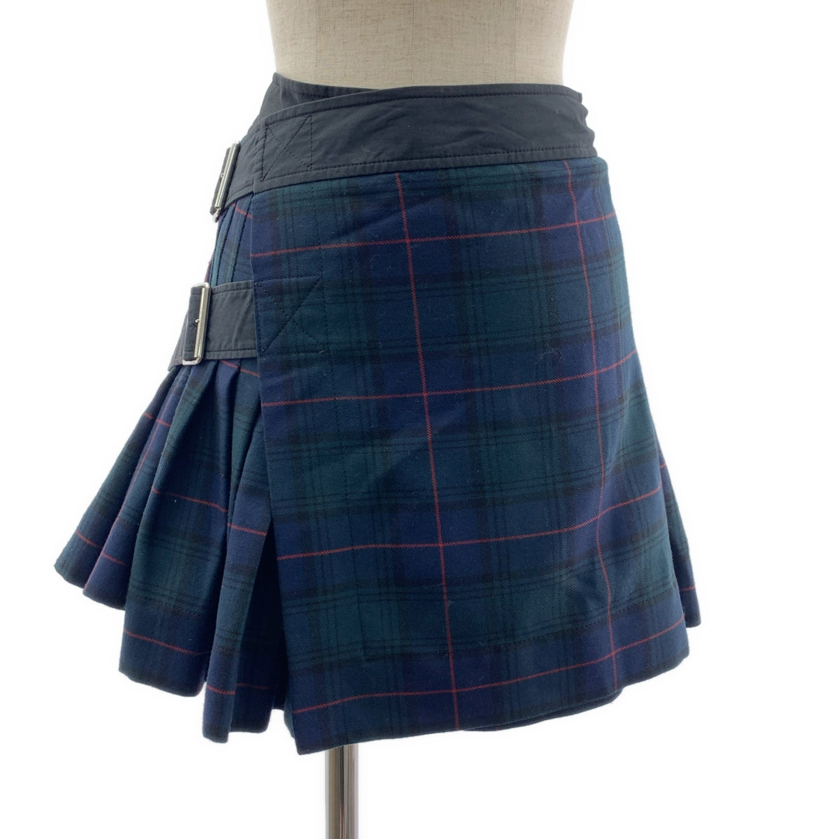 VIVIENNE WESTWOOD RED LABEL | 格紋褶皺裹身裙 | 尺寸 2 | 女款