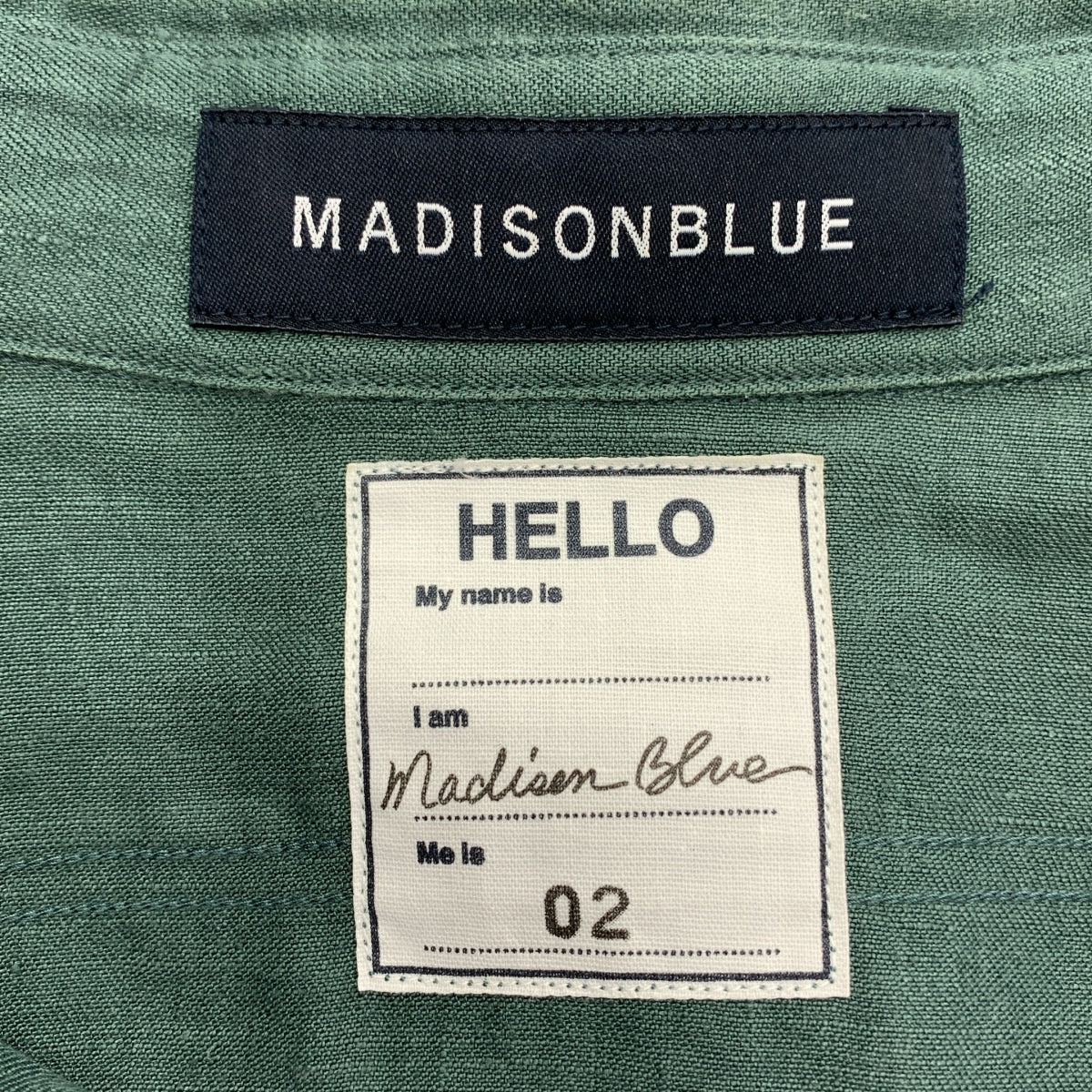 MADISON BLUE / 매디슨 블루 | HAMPTON LINEN SHIRT / 햄프턴 린넨 오버 셔츠 블라우스 | 02(M) |