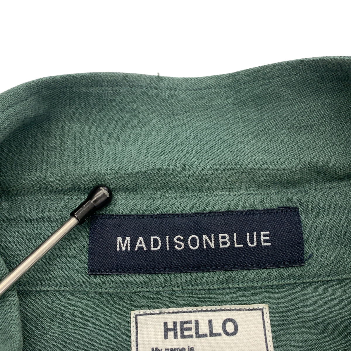 MADISON BLUE / 매디슨 블루 | HAMPTON LINEN SHIRT / 햄프턴 린넨 오버 셔츠 블라우스 | 02(M) |