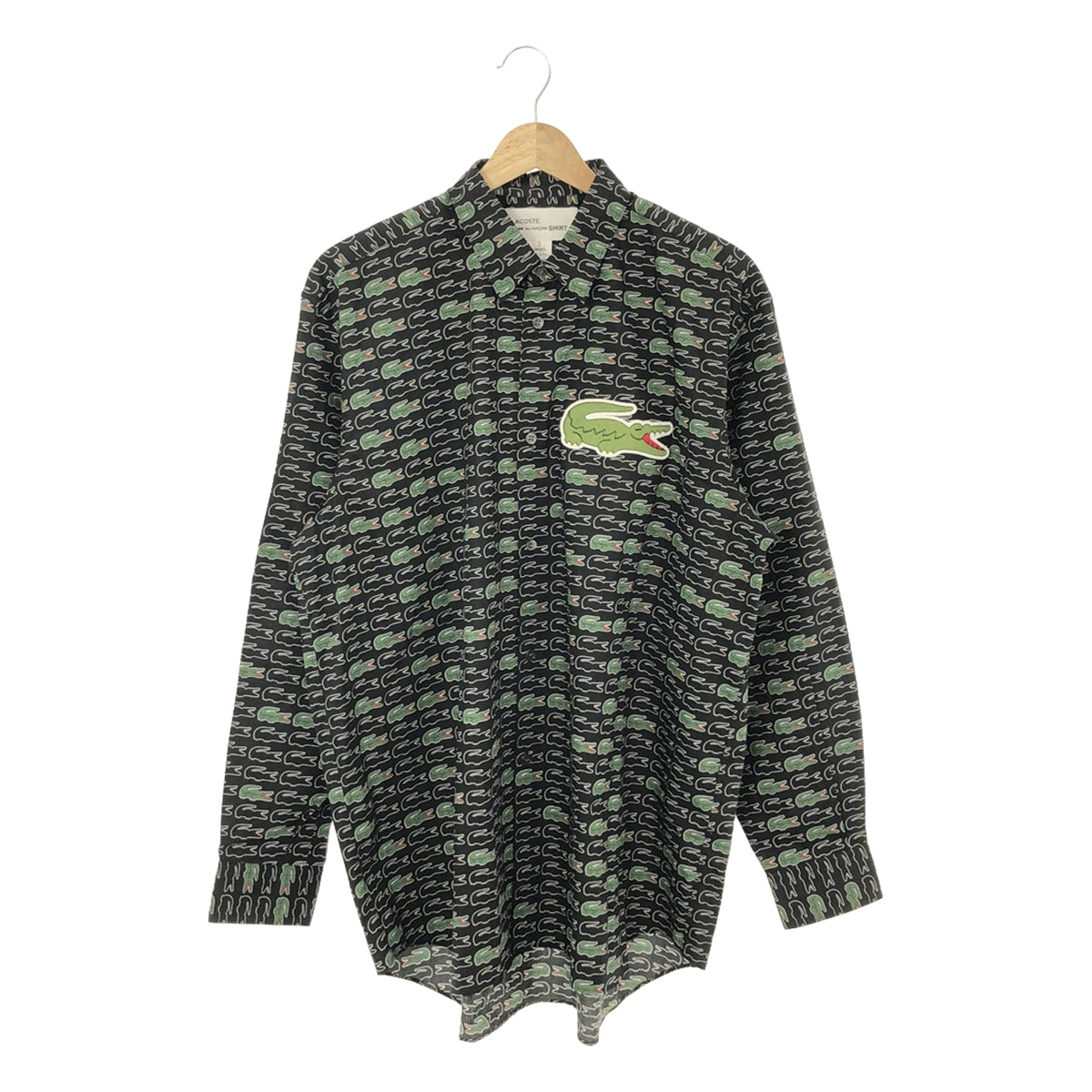 COMME des GARCONS SHIRT / コムデギャルソンシャツ | × LACOSTE PRINT SHIRT 総柄 シャツ | S | メンズ