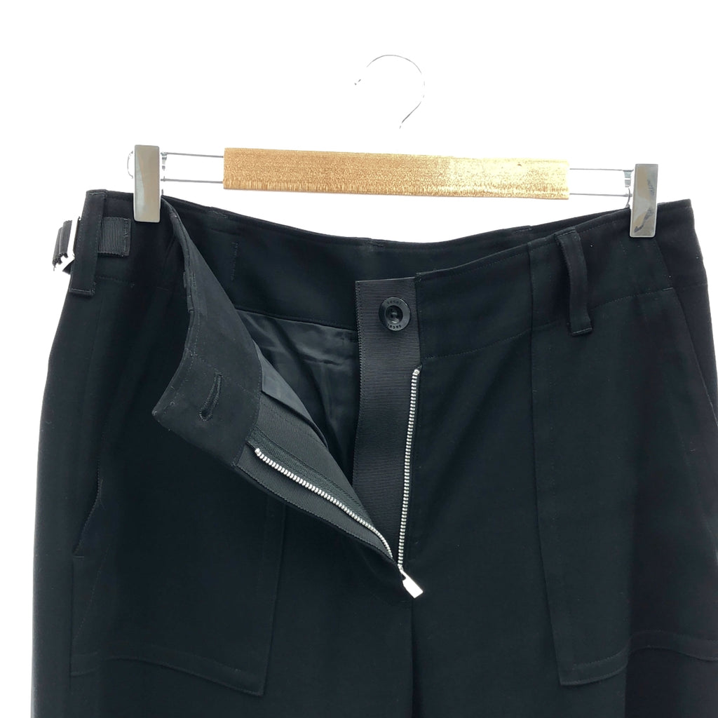 sacai / サカイ | ポリエステル ベイカーパンツ | 3 | ブラック | レディース