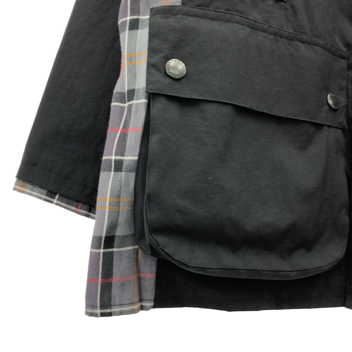 Barbour / バブアー | 2023SS | ×YOKE / ×JOURNAL STANDARD / BROKEN BEAUFORT ナイロンジャケット | 2 | ブラック | メンズ