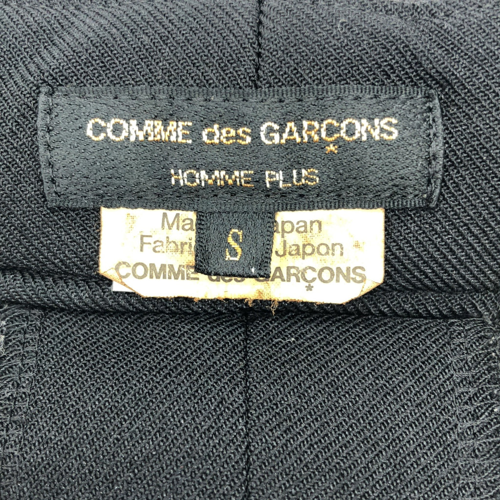 【美品】  COMME des GARCONS HOMME PLUS / コムデギャルソンオムプリュス | 2023SS | ホルターネック ポリエステル オーバーオール | S | ブラック | メンズ