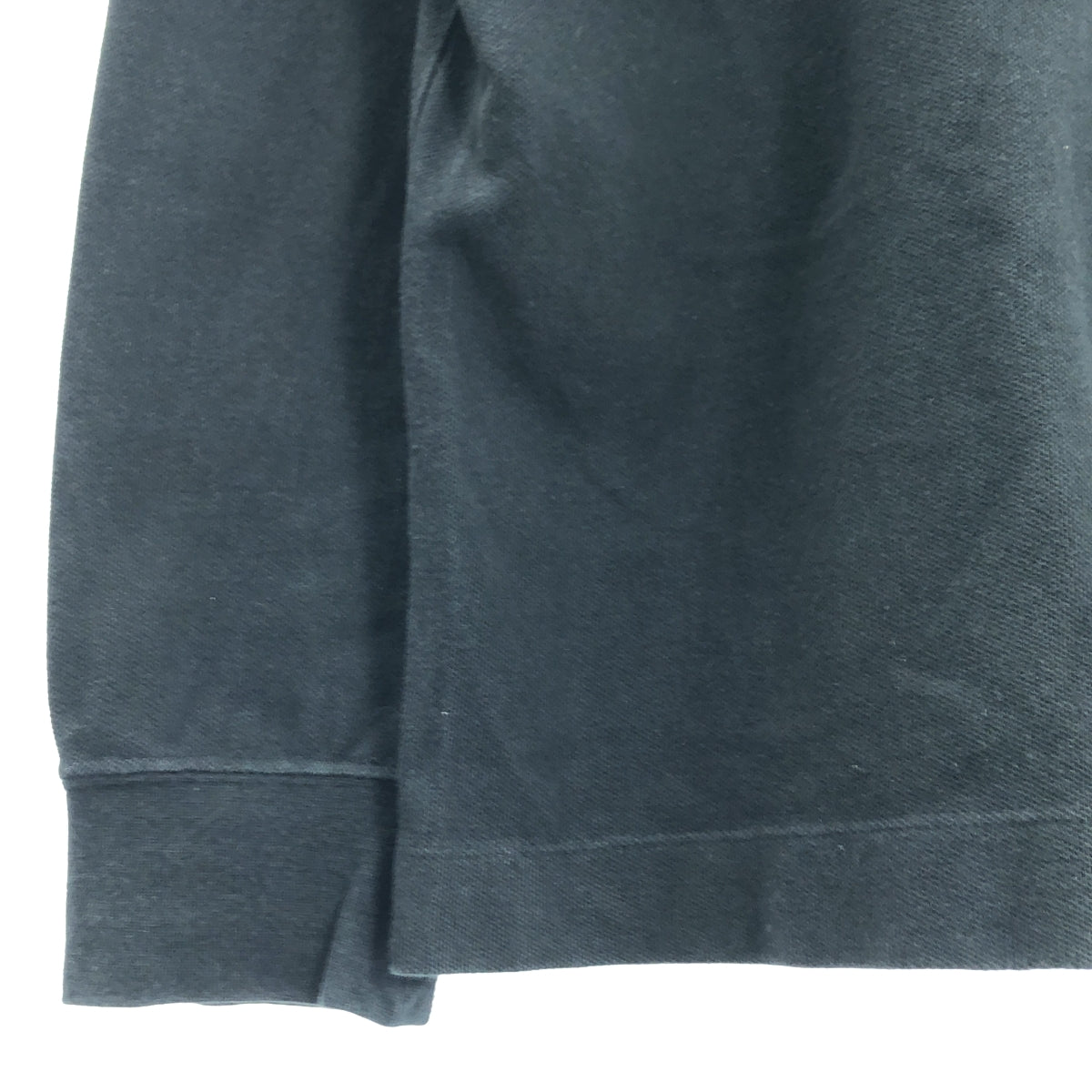 LACOSTE | 常規版型隱形前襟長袖 Polo 衫 | S 碼 | 黑色 | 男款