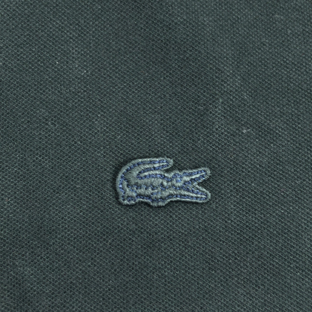 LACOSTE / ラコステ | REGULAR FIT 比翼フロント ロングスリーブ ポロシャツ | S | ブラック | メンズ