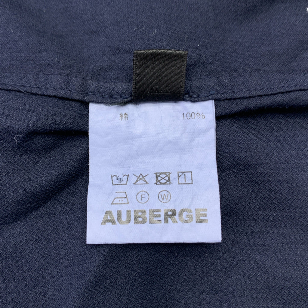 AUBERGE / 오베르주 | ROPE DEMI 자수 오픈 컬러 셔츠 | 42 | 남성