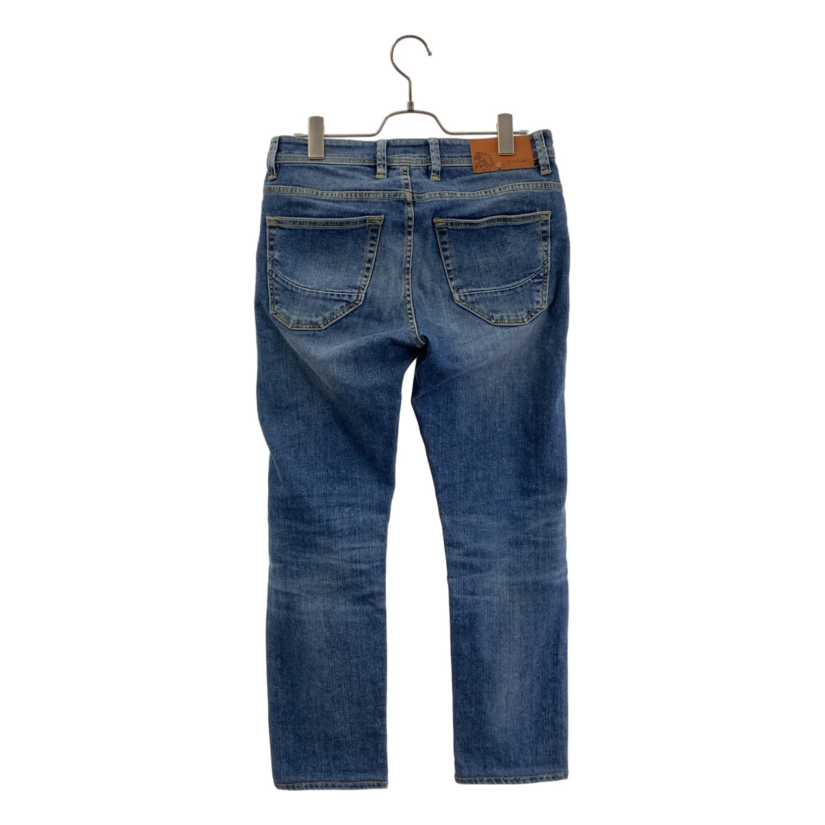 SIVIGLIA | 常規版型牛仔褲，飾有皮革品牌標識貼片 | 尺寸 28 | 男士