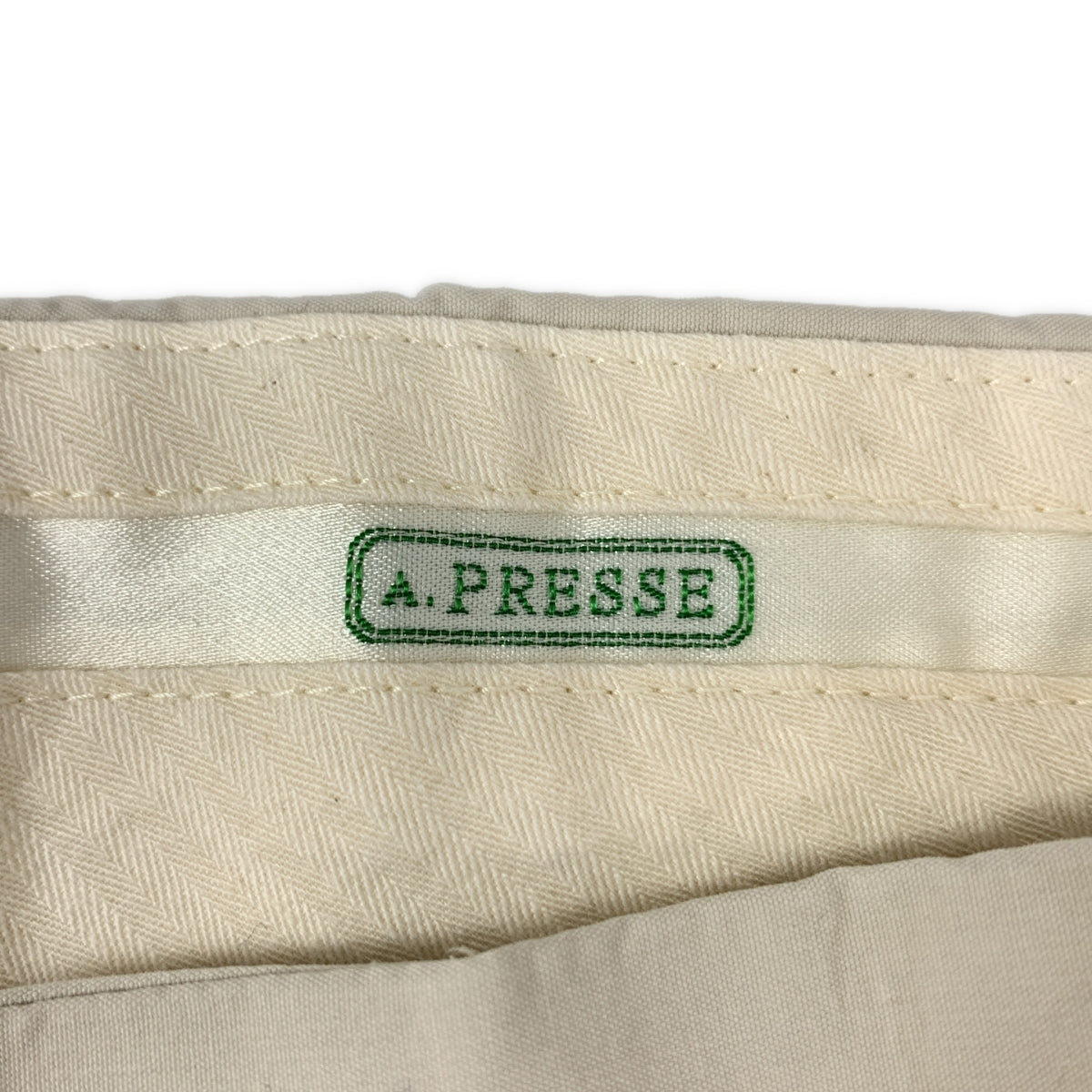 A.PRESSE / 아프레세 | 2023SS | High Density Weather Cloth Trousers / 2 택 와이드 슬랙스 팬츠 | 2 | 맨즈