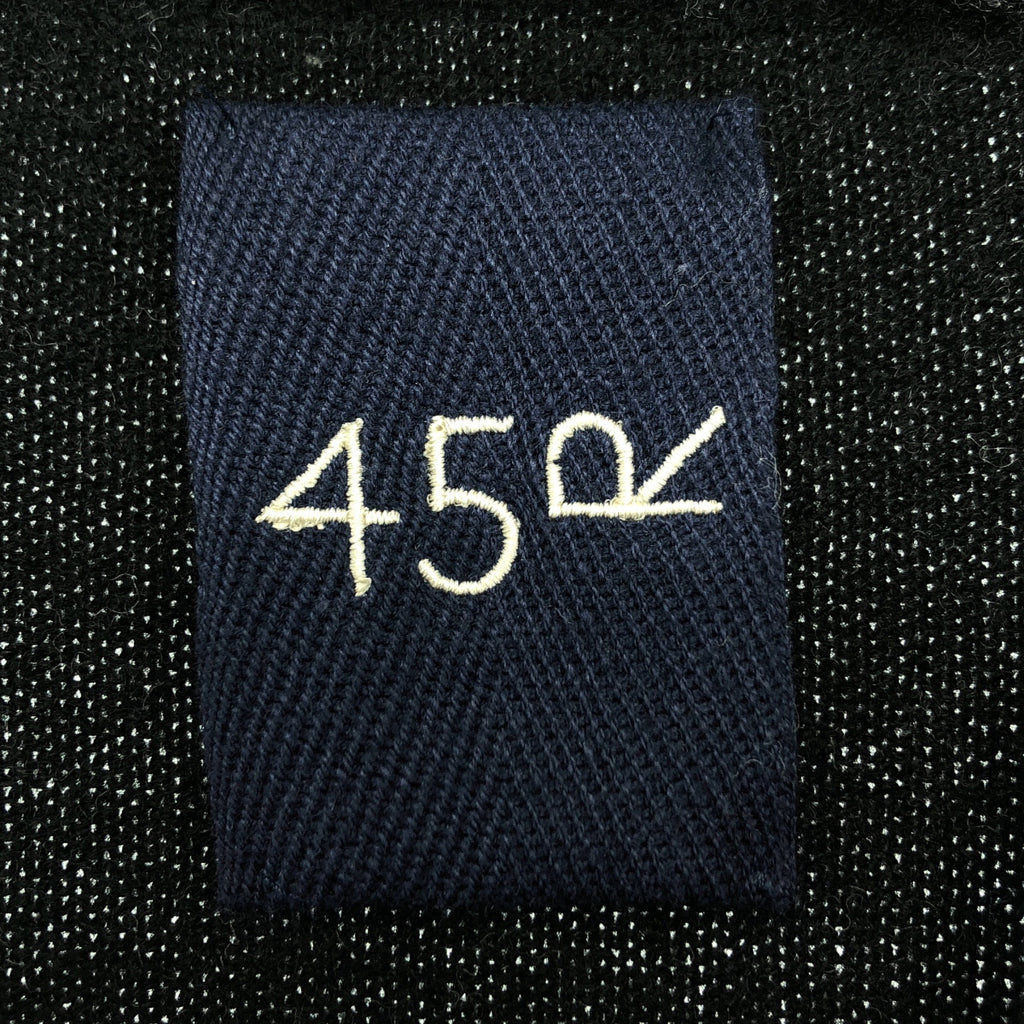 45r / フォーティファイブアール | フロート縮絨のニットコート | 2 | ブラック | レディース