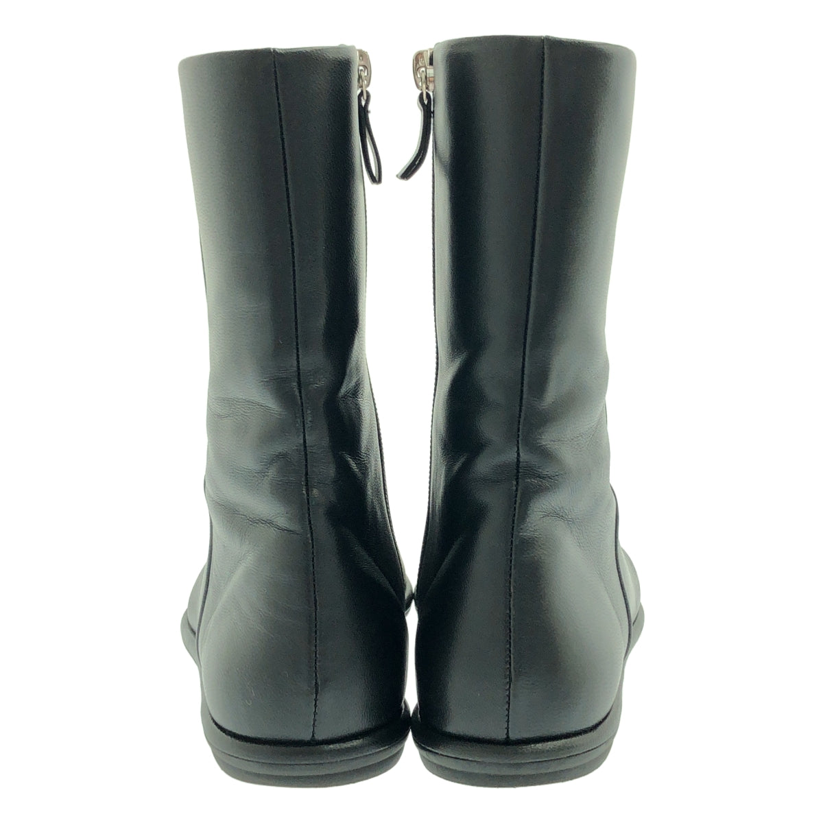 【成色極佳】THE ROW CANAL BOOTIE 納帕皮側拉鍊短靴 | 36碼 | 黑色 | 女款