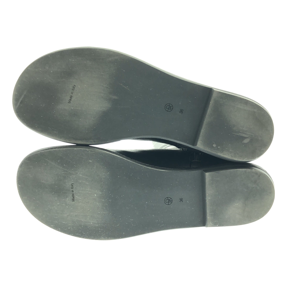 【成色極佳】THE ROW CANAL BOOTIE 納帕皮側拉鍊短靴 | 36碼 | 黑色 | 女款