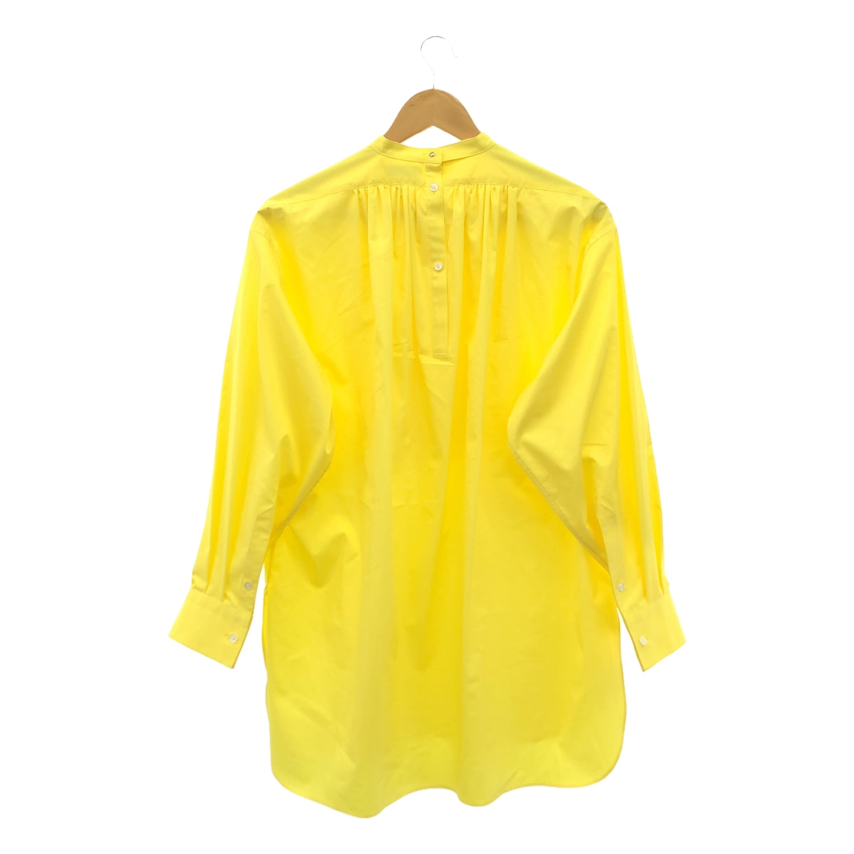 HYKE | 2020AW | Back Gathered Bib Front Shirt Blouse | 1 | Women's