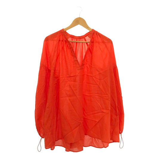 [Good Condition] GALLARDAGALANTE | Voluminous Lawn Tunic Blouse | F | Orange | Women's