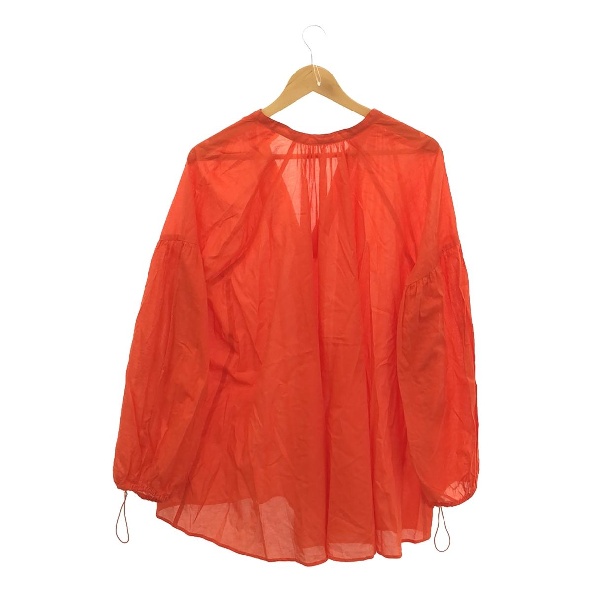 [Good Condition] GALLARDAGALANTE | Voluminous Lawn Tunic Blouse | F | Orange | Women's