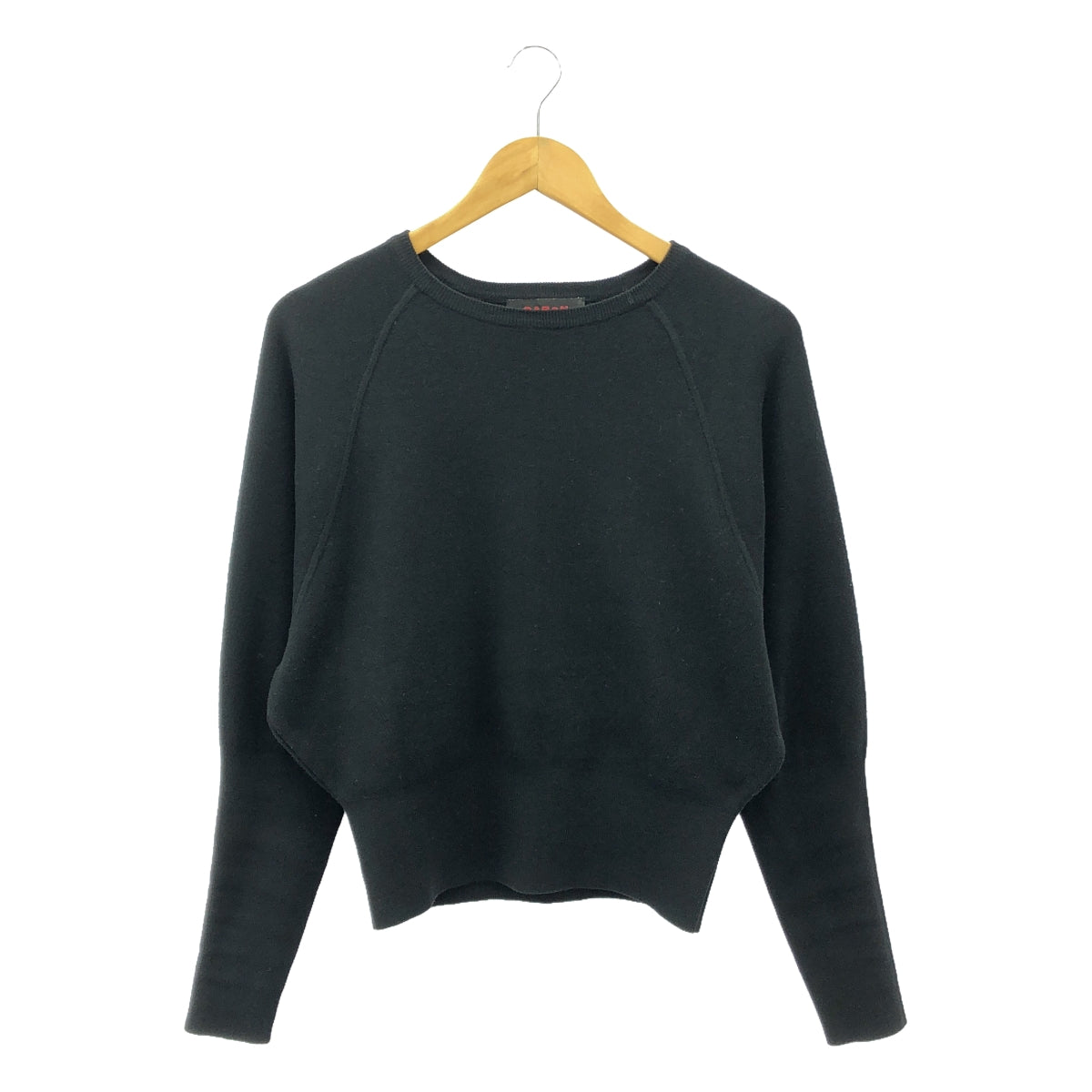 CABaN / Cavan | Cotton cashmere long sleeve knit | F | Black | Women's