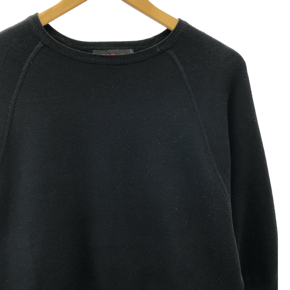 CABaN / Cavan | Cotton cashmere long sleeve knit | F | Black | Women's