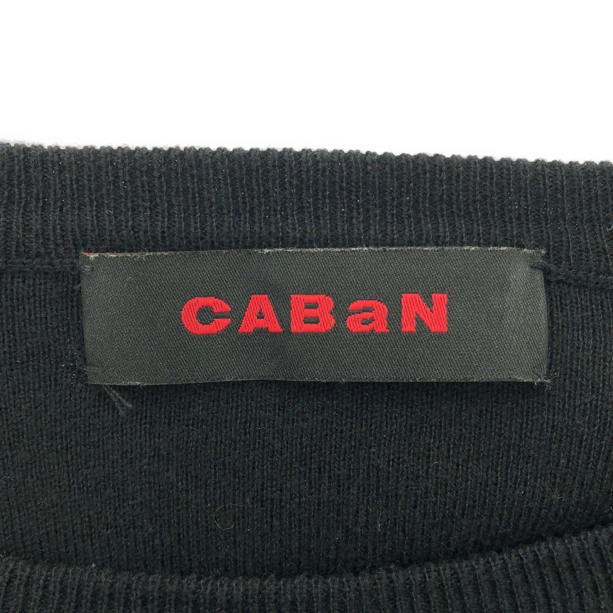 CABaN / Cavan | Cotton cashmere long sleeve knit | F | Black | Women's