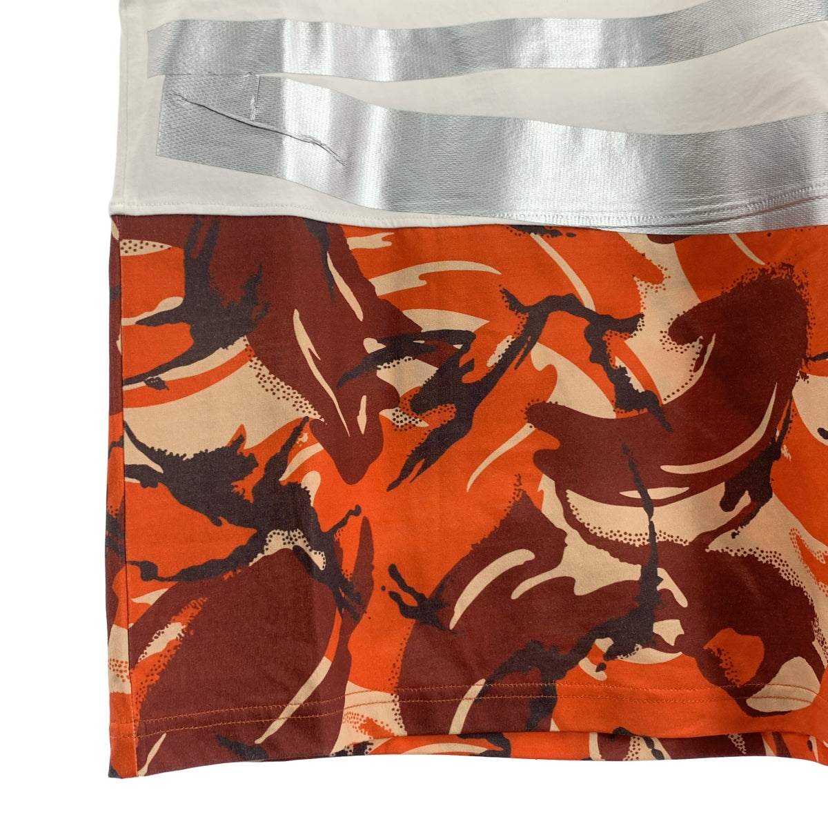 Martine Rose / 마틴 로즈 | 오버 실루엣 로고 프린트 T 셔츠 컷소우 | S | 남성