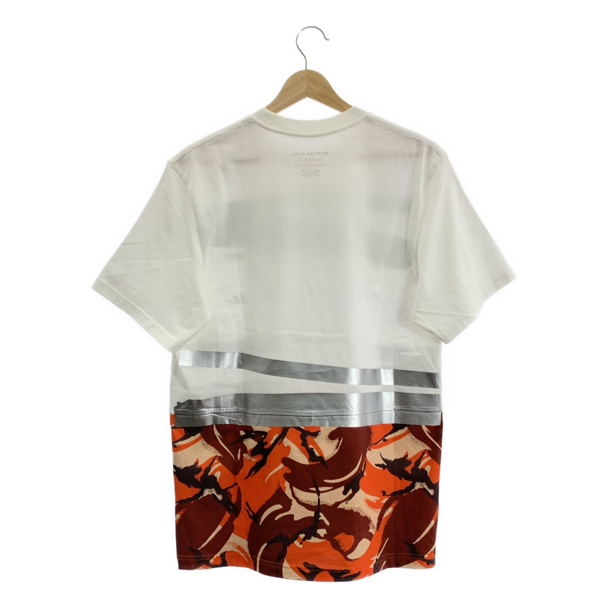 Martine Rose / 마틴 로즈 | 오버 실루엣 로고 프린트 T 셔츠 컷소우 | S | 남성