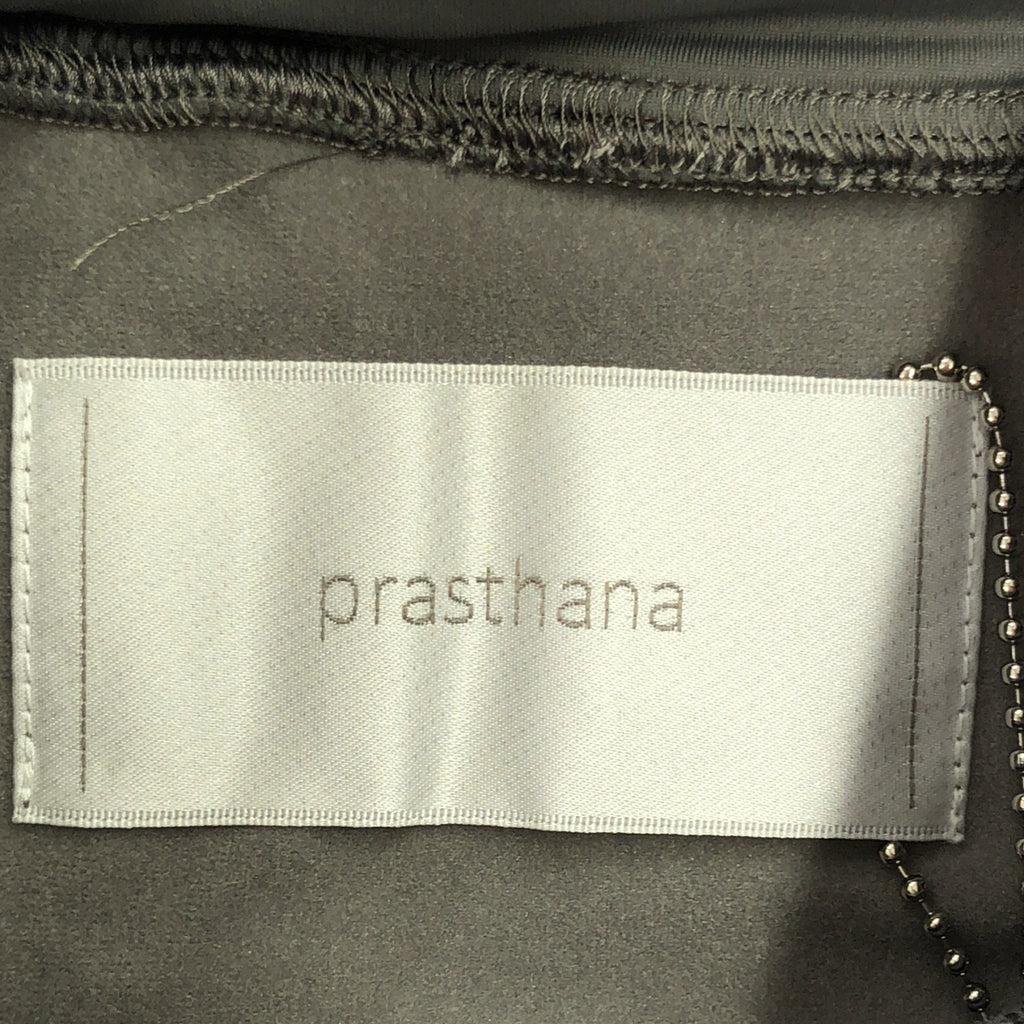 [新] prasthana / Prasthana |交叉領 P/O | S |灰色 |男士
