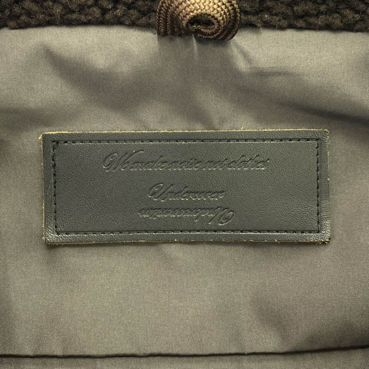 UNDER COVER | 不同材質可切換蟒蛇領對接半大衣 | 2 | 卡其色 / 海軍藍 | 女款