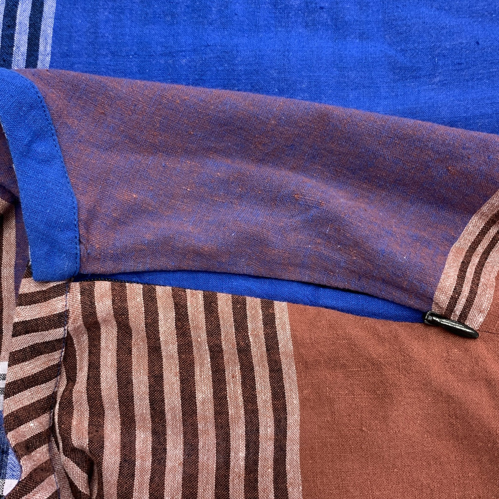 mii / ミー | コットン チェック ショルダージップ カットソー ブラウス | S | レディース