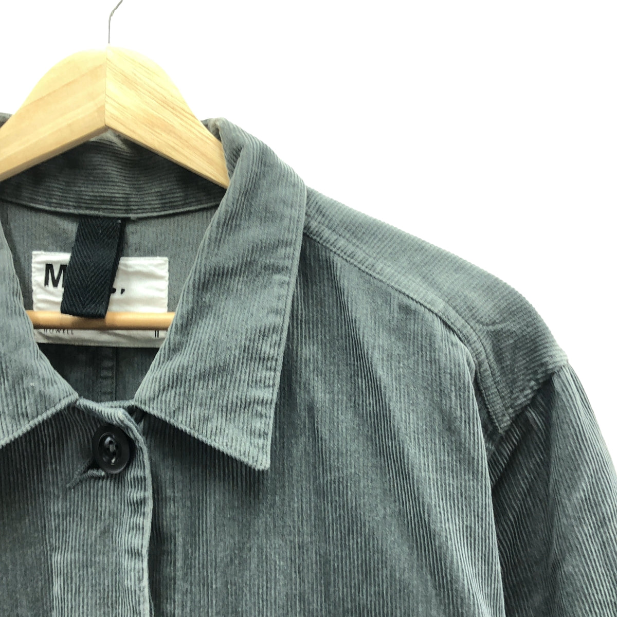 MHL. / エムエイチエルマーガレットハウエル | DRY COTTON NEEDLECORD ワンピース | 2 | グレー | レディース
