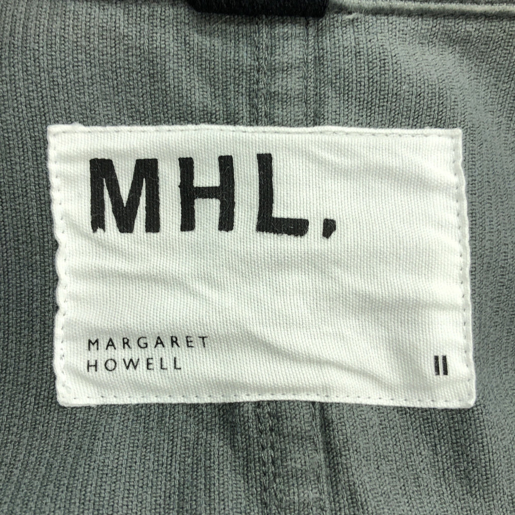 MHL. / エムエイチエルマーガレットハウエル | DRY COTTON NEEDLECORD ワンピース | 2 | グレー | レディース