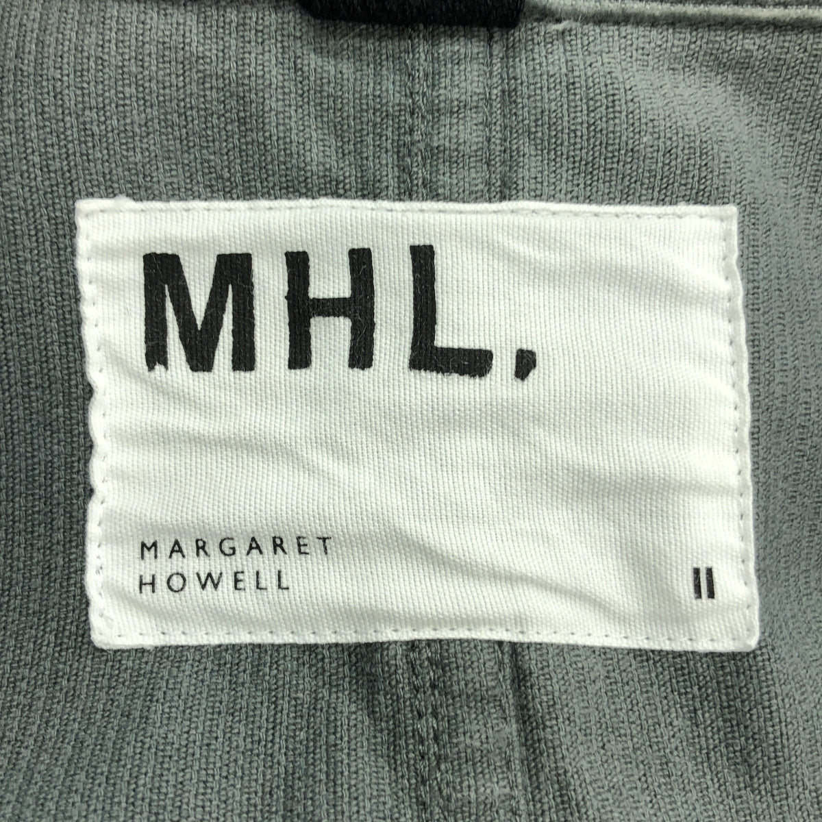 MHL. / エムエイチエルマーガレットハウエル | DRY COTTON NEEDLECORD ワンピース | 2 | グレー | レディース
