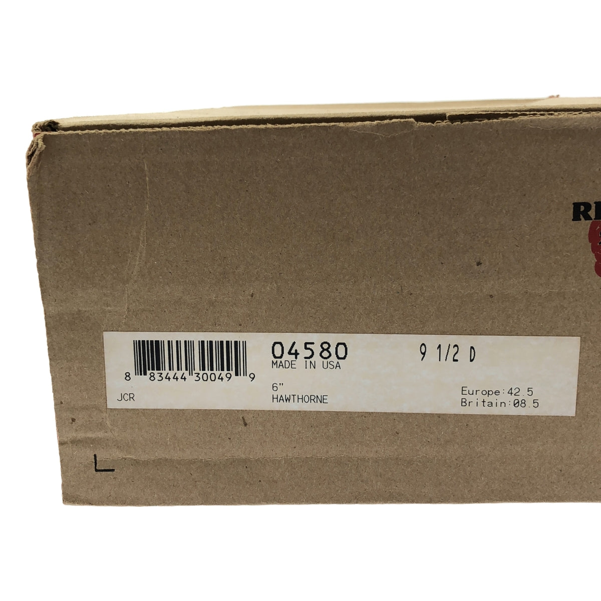 RED WING / 레드 윙 | 8103 옥스포드 목투 로우컷 부츠 | 27.5cm | 남성