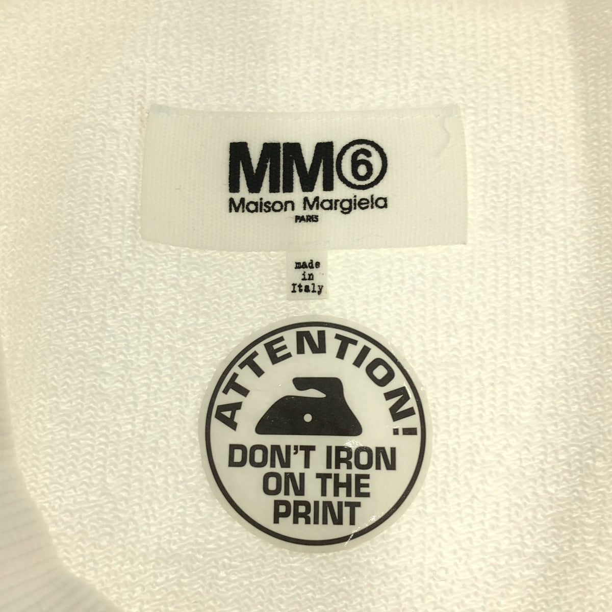 MM6 Maison Margiela / 엠엠 식스 메종 마르젤라 | 2022SS | 슬릿 슬리브 오버 스웨트 원피스 | S | 화이트 | 여성